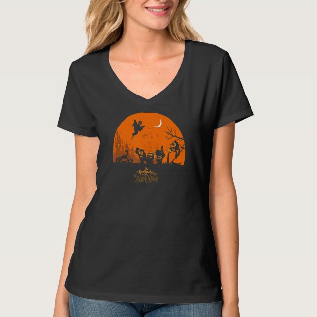 Grem Äventyr av Billy och Mandy Halloween H T Shirt (Framsida)