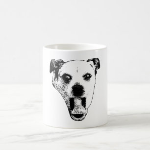Gremlin Valp i Black & White Kaffemugg