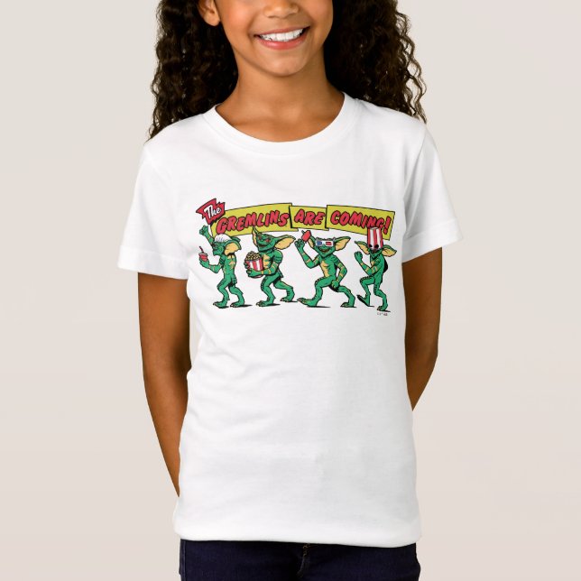 Gremlins™ är på väg t shirt (Framsida)