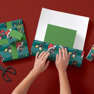 Gremlins Cute Tecknad jul Mönster Presentpapper