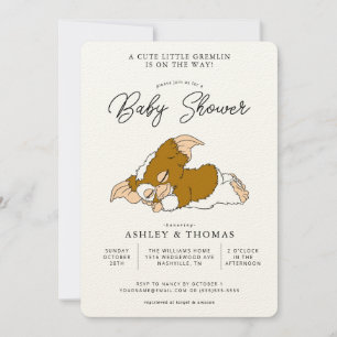 Gremlins Inbjudan till Gizmo Baby Shower