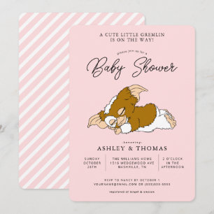 Gremlins Inbjudan till Gizmo Girl Baby Shower