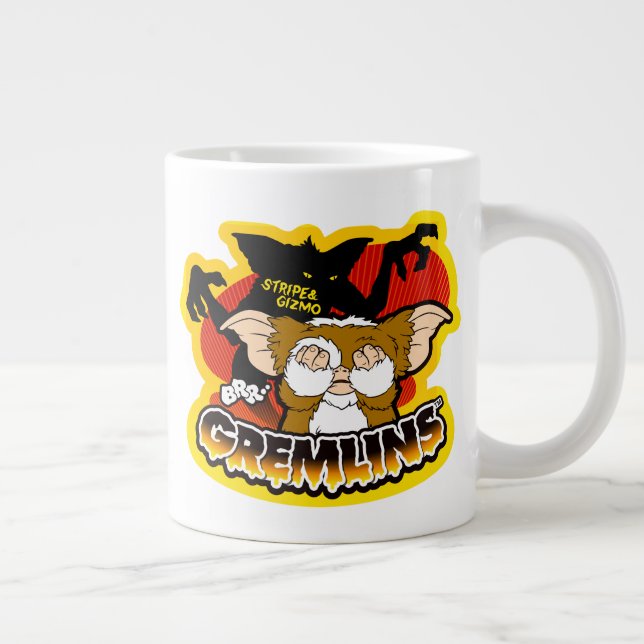 Gremlins | Rand Skrämmande Gizmo Jumbo Mugg (Höger)