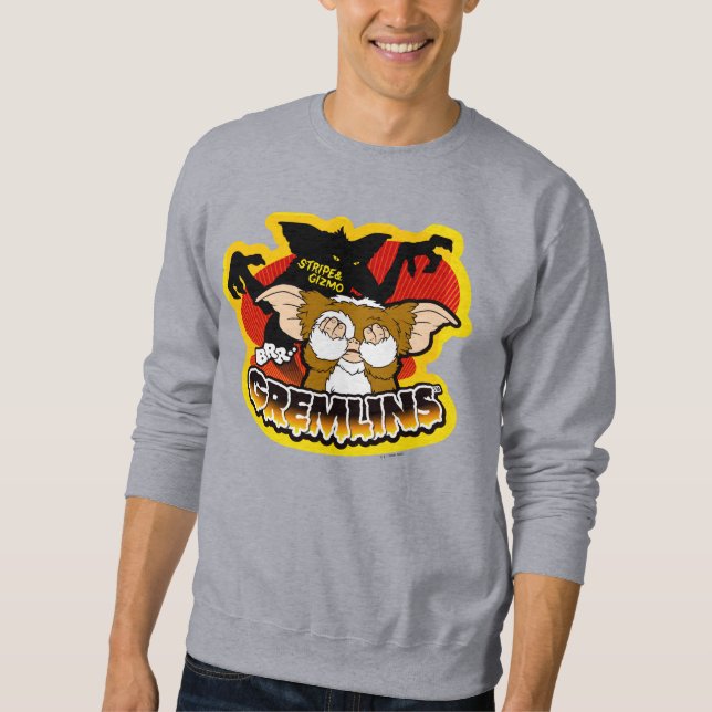 Gremlins | Rand Skrämmande Gizmo Lång Ärmad Tröja (Framsida)
