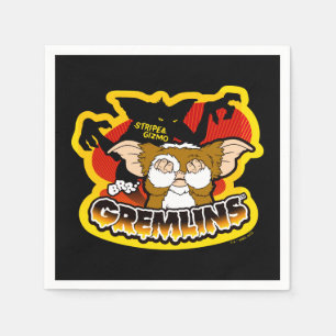 Gremlins Rand Skrämmande Gizmo Pappersservett