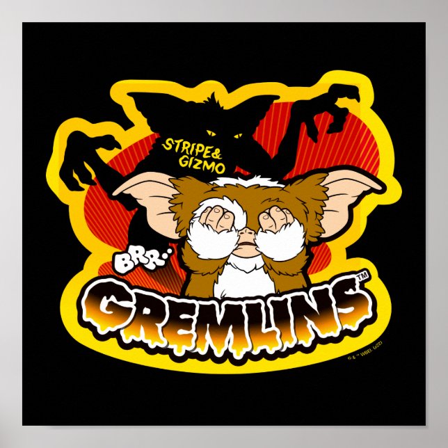 Gremlins | Rand Skrämmande Gizmo Poster (Framsidan)