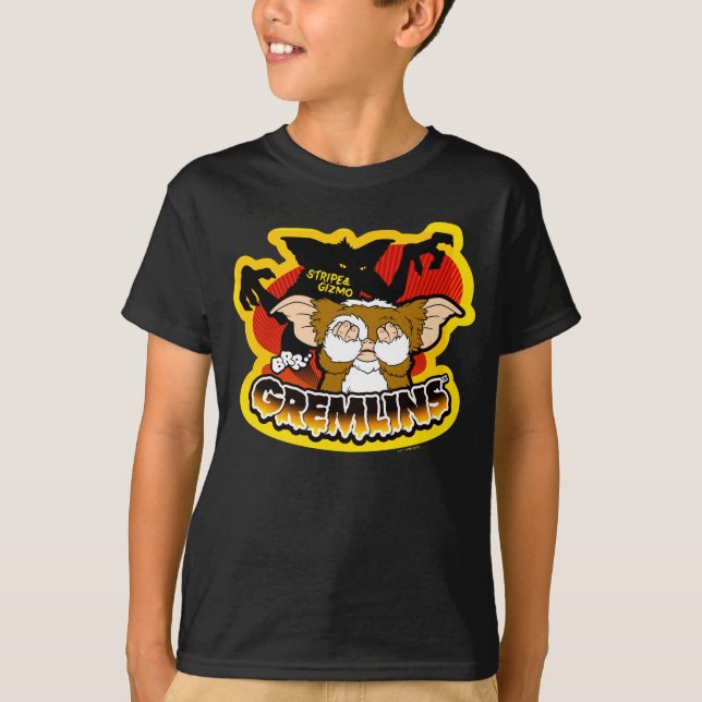 Gremlins | Rand Skrämmande Gizmo T Shirt (Framsida)
