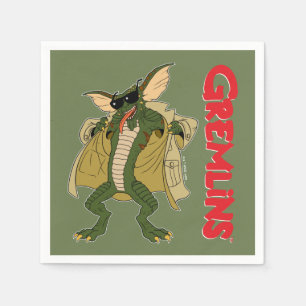 Gremlins Rand Trench Jackar Flash Pappersservett