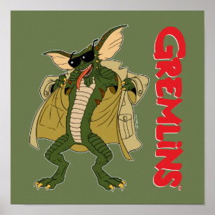 Gremlins Rand Trench Jackar Flash Poster