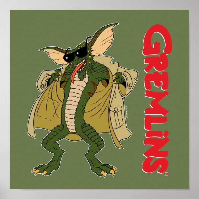 Gremlins | Rand Trench Jackar Flash Poster (Framsidan)