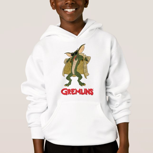 Gremlins | Rand Trench Jackar Flash T Shirt (Framsida)