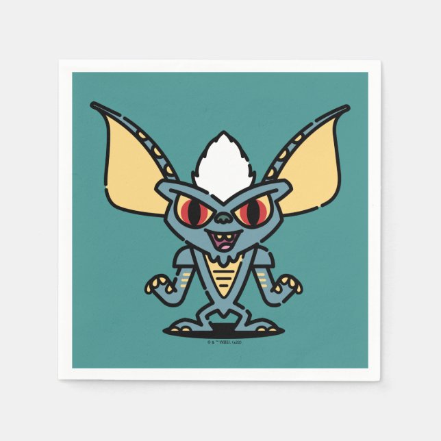 Gremlins | Stripe Cute Comic Character Pappersservett (Framsidan)