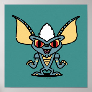 Gremlins   Stripe Cute Comic Character Poster
