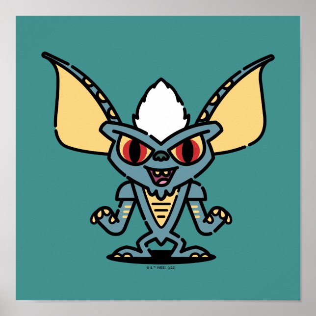 Gremlins | Stripe Cute Comic Character Poster (Framsidan)