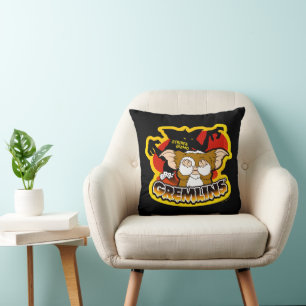 Gremlins Stripe Scaring Gizmo Kudde
