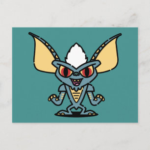 Gremlins Stripe Söt Serietecken Vykort