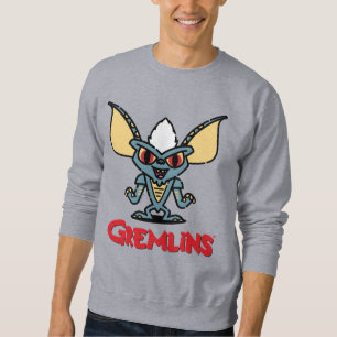 Gremlins Tecknad för Rand Cute- Lång Ärmad Tröja
