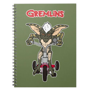 Gremlins Trehjuling för riding Rand Anteckningsbok