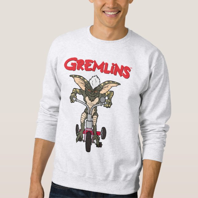 Gremlins | Trehjuling för riding Rand Lång Ärmad Tröja (Framsida)