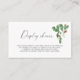 Gren akorrar - Visning dusch Tilläggskort