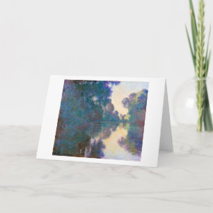 Gren av Seine nära Giverny, Monet Kort