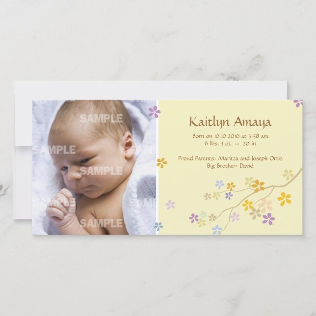 Gren Baby (Lemon) Meddelande (Framsida)