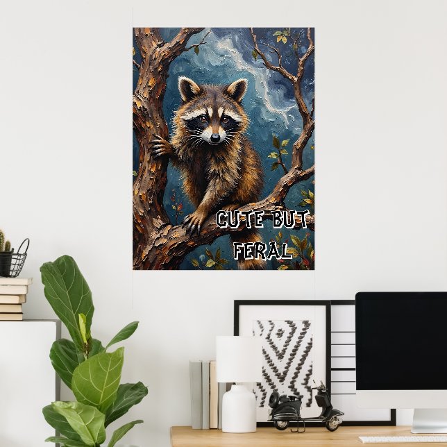 Gren Buddy: Raccoons Perch Poster (Hemmakontoret)