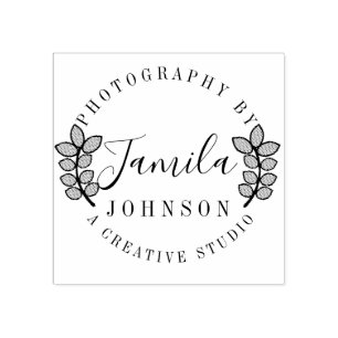 Gren Cirkulär Logo Fotografi Artist Studio Stämpel