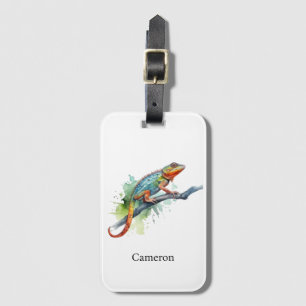 Gren i Färg: Chameleon Art, anpassningsbar Bagagebricka