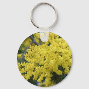 Gren i Mimosa Nyckelring