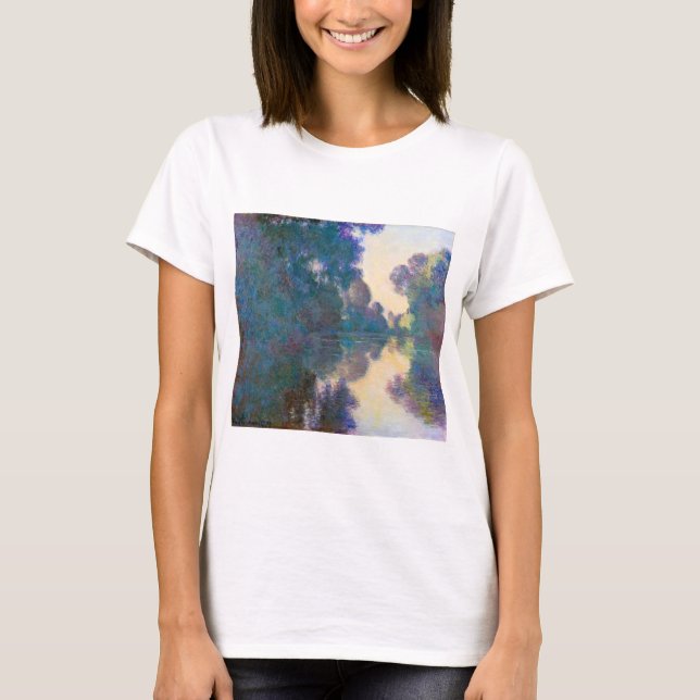 Gren i Seine nära Giverny, Monet T Shirt (Framsida)