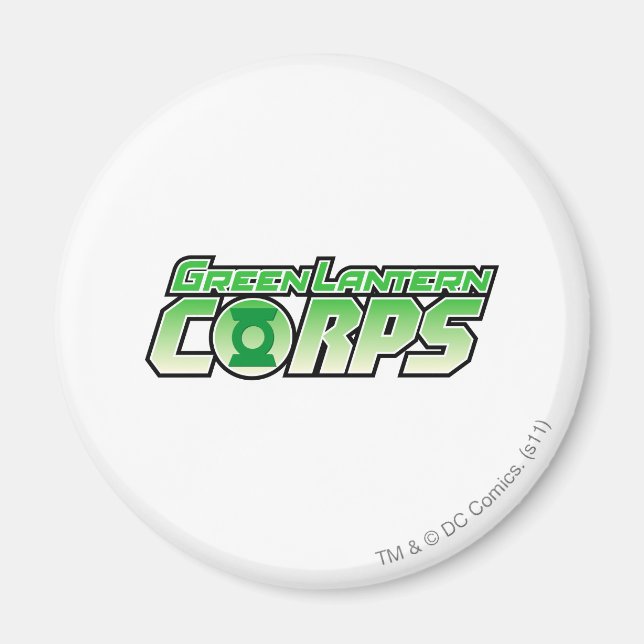 Gren Lantern Corps Logotyp 2 Magnet (Framsidan)