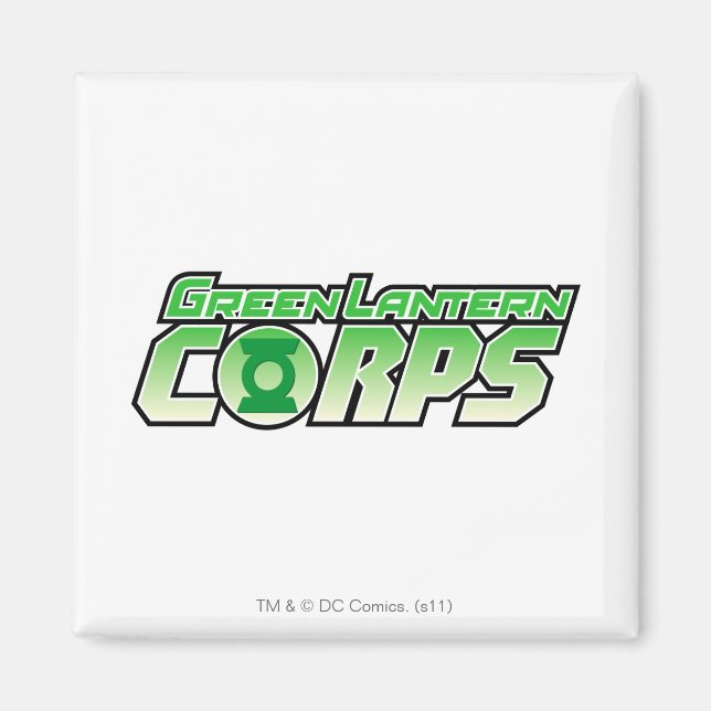 Gren Lantern Corps Logotyp 2 Magnet (Framsidan)