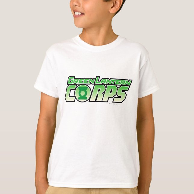 Gren Lantern Corps Logotyp 2 T-shirt (Framsida)