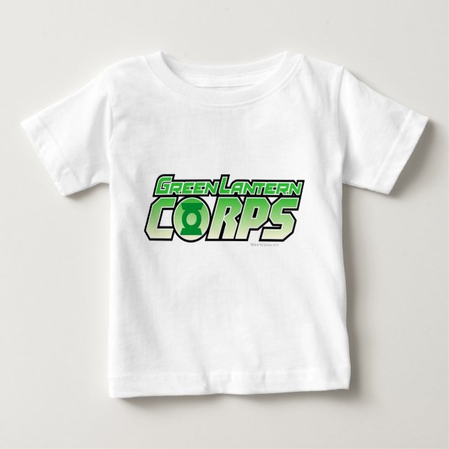Gren Lantern Corps Logotyp 2 Tee Shirt (Framsida)