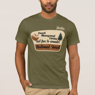 "Gren Management Division" Nationalskogen T Shirt