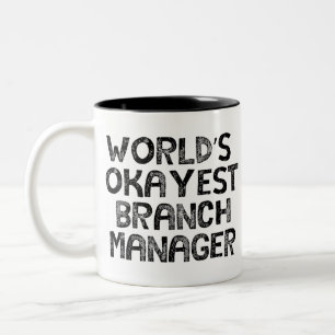 gren manager Två-Tonad mugg