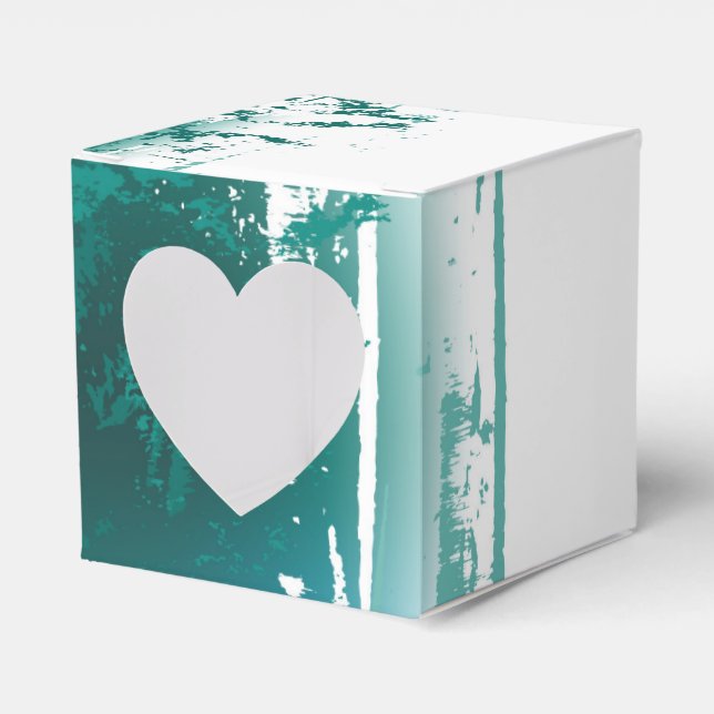 Gren med Golden Löv Ginko Biloba Presentaskar (Framsidan Sidan)