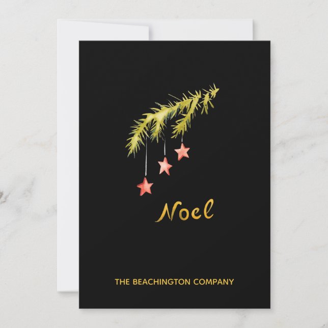 *~* Gren NOEL Corporate Business Helgdag Card (Framsida)