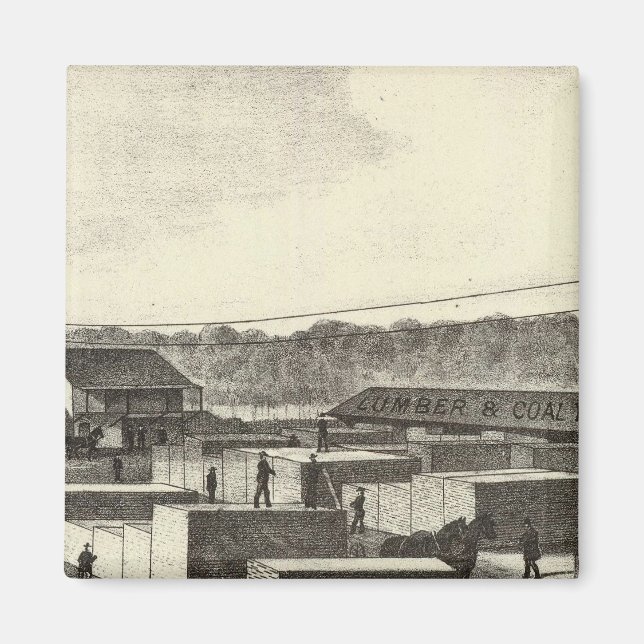 Gren, Princeton Lumber & Improvement Co Magnet (Framsidan)