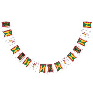 Grenada 2024 GRENDIAN 50:e självständigheten Vimplar