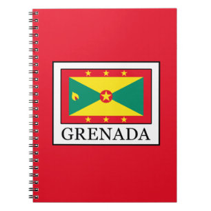 Grenada Anteckningsbok Med Spiral