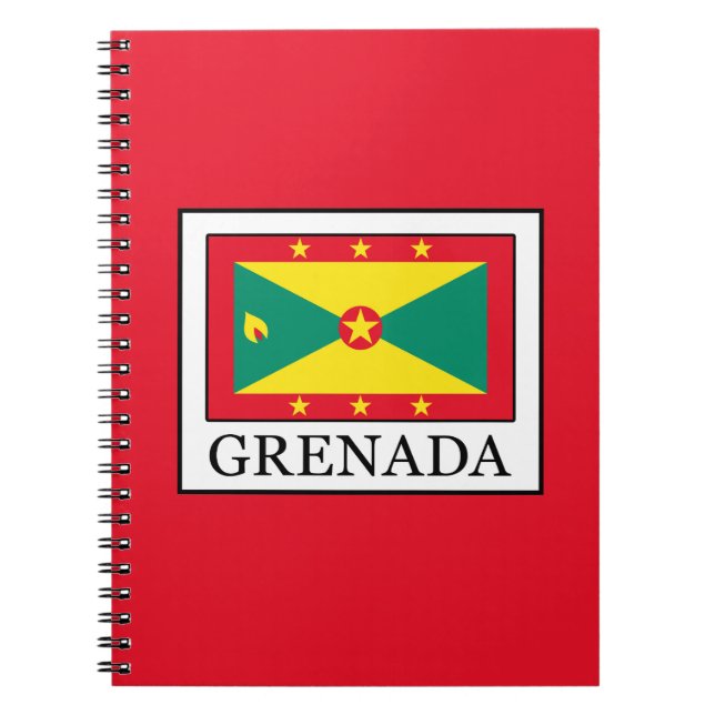 Grenada Anteckningsbok Med Spiral (Framsidan)
