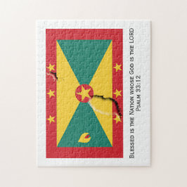 GRENADA | Blad nation | GRENADIAN FLAGGA Pussel