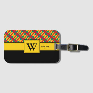GRENADA CARRIACOU Christian Scripture Monogram Bagagebricka