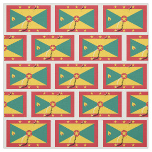 GRENADA CARRIACOU Karta kontur Tyg