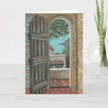 Grenada Doorway Helgdag Card