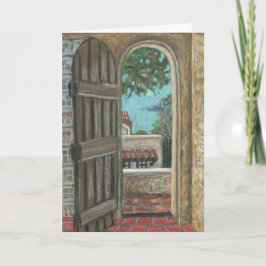 Grenada Doorway Helgdag Card Kort