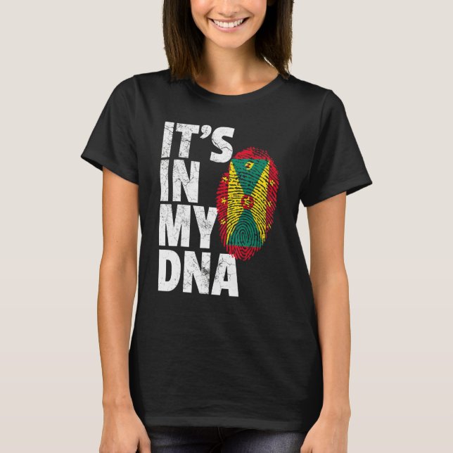 Grenada Flag   Pride Country Home Nation Family   T Shirt (Framsida)