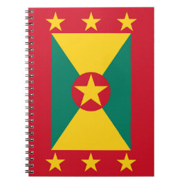 Grenada flagga anteckningsbok